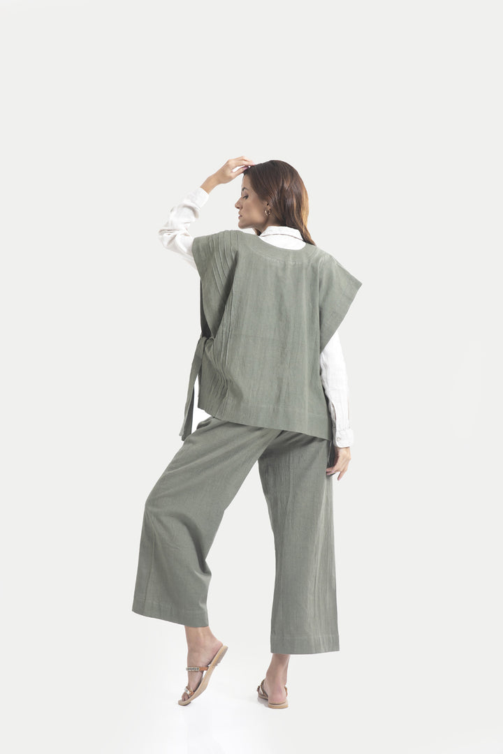 Michelle  Sleeveless Shirt Co-ord