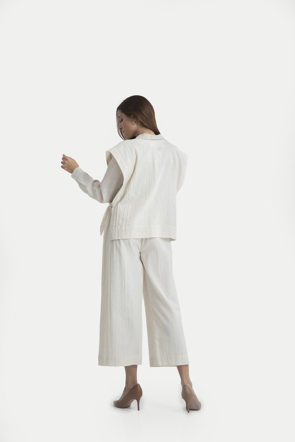 Michelle Sleeveless Shirt Co-ord