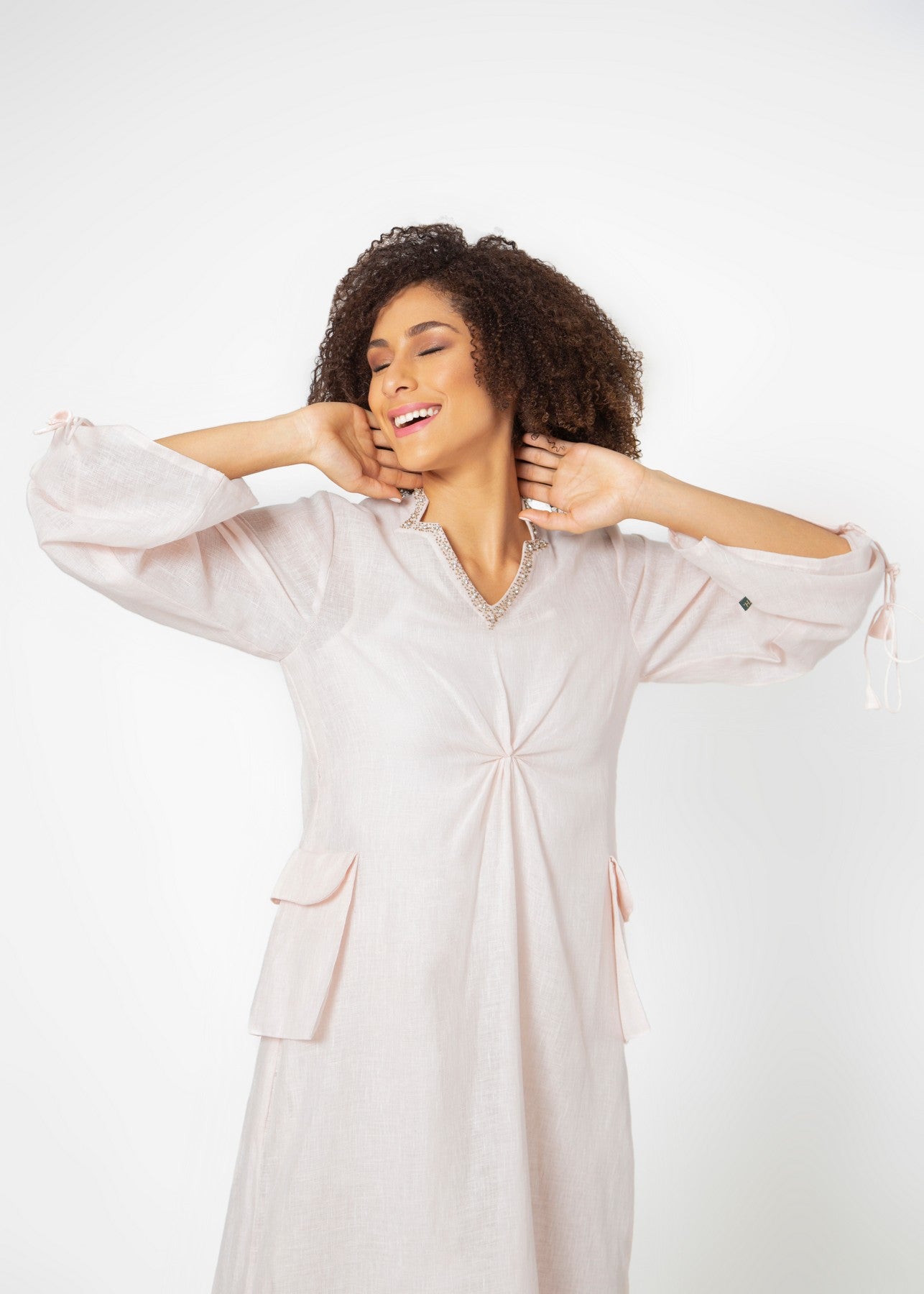Helene Twisted Front Straight Maxi freeshipping - House of THL - Live Your Feminity