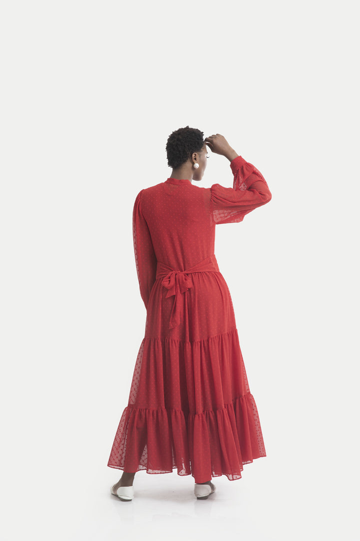 Rosalia Gathered Maxi Dress