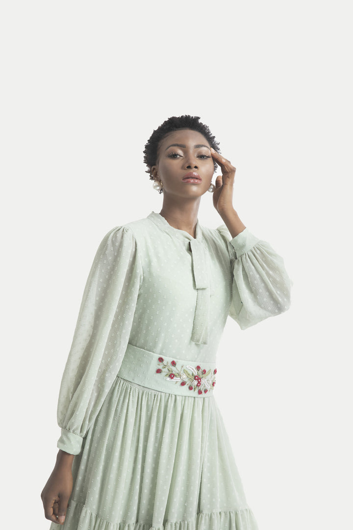 Rosalia Gathered Maxi Dress