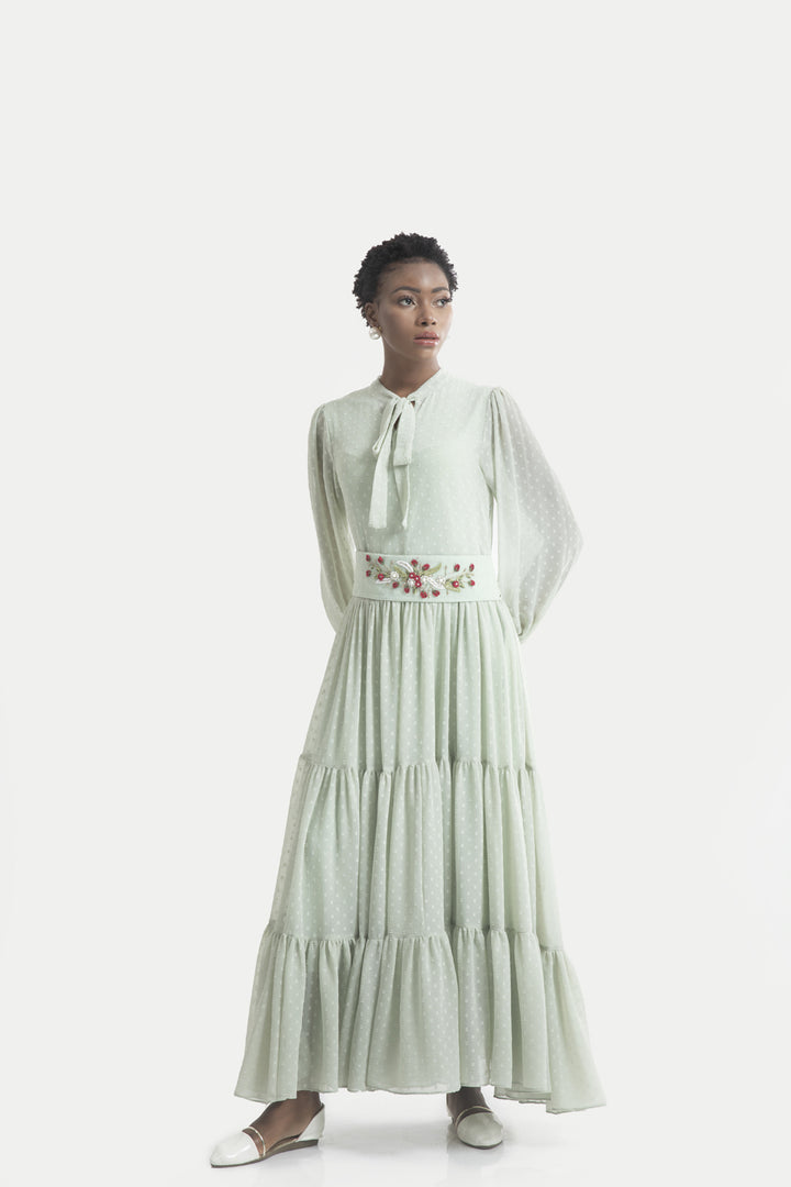 Rosalia Gathered Maxi Dress