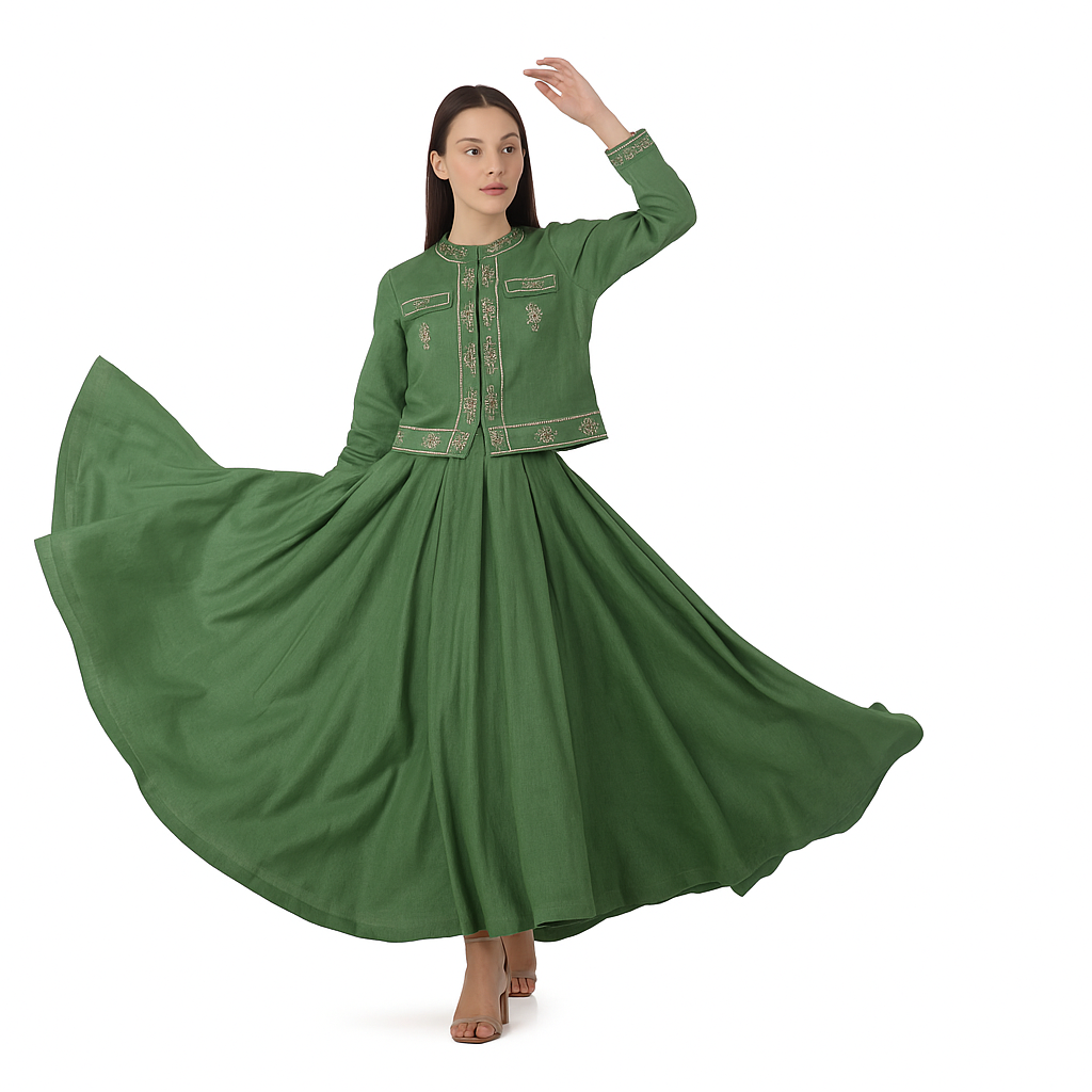 تنورة مادلين المنسقة