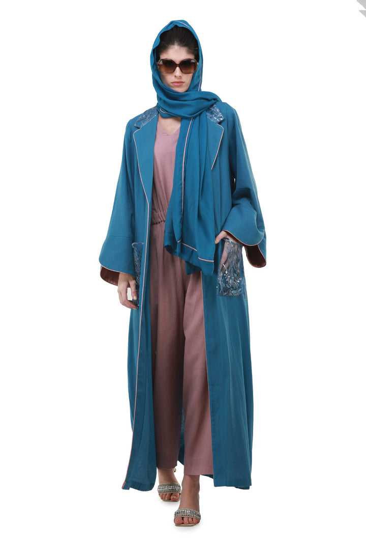 Cicely Overcoat Abaya with Jump Suit & Shyla