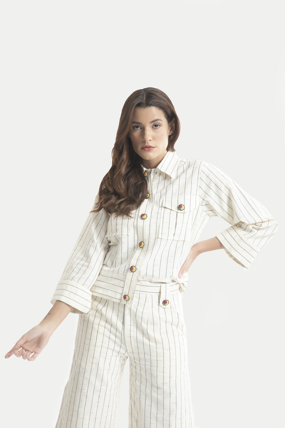 Louise Rosette Buttoned Co-ord