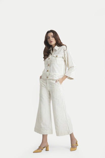 قميص Louise Rosette المنسق بأزرار