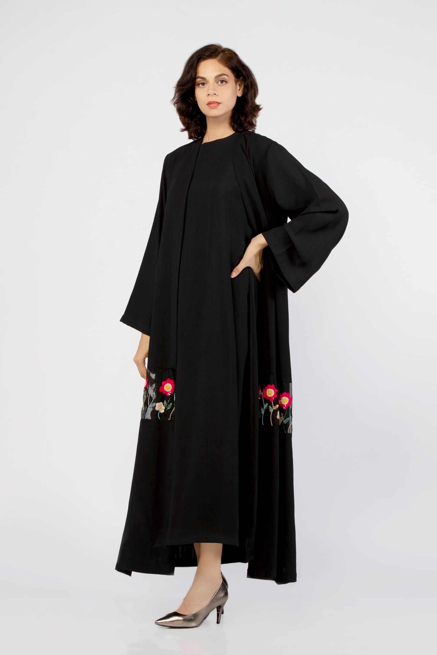Iris Embroidered Abaya with Shyla freeshipping - House of THL - Live Your Feminity