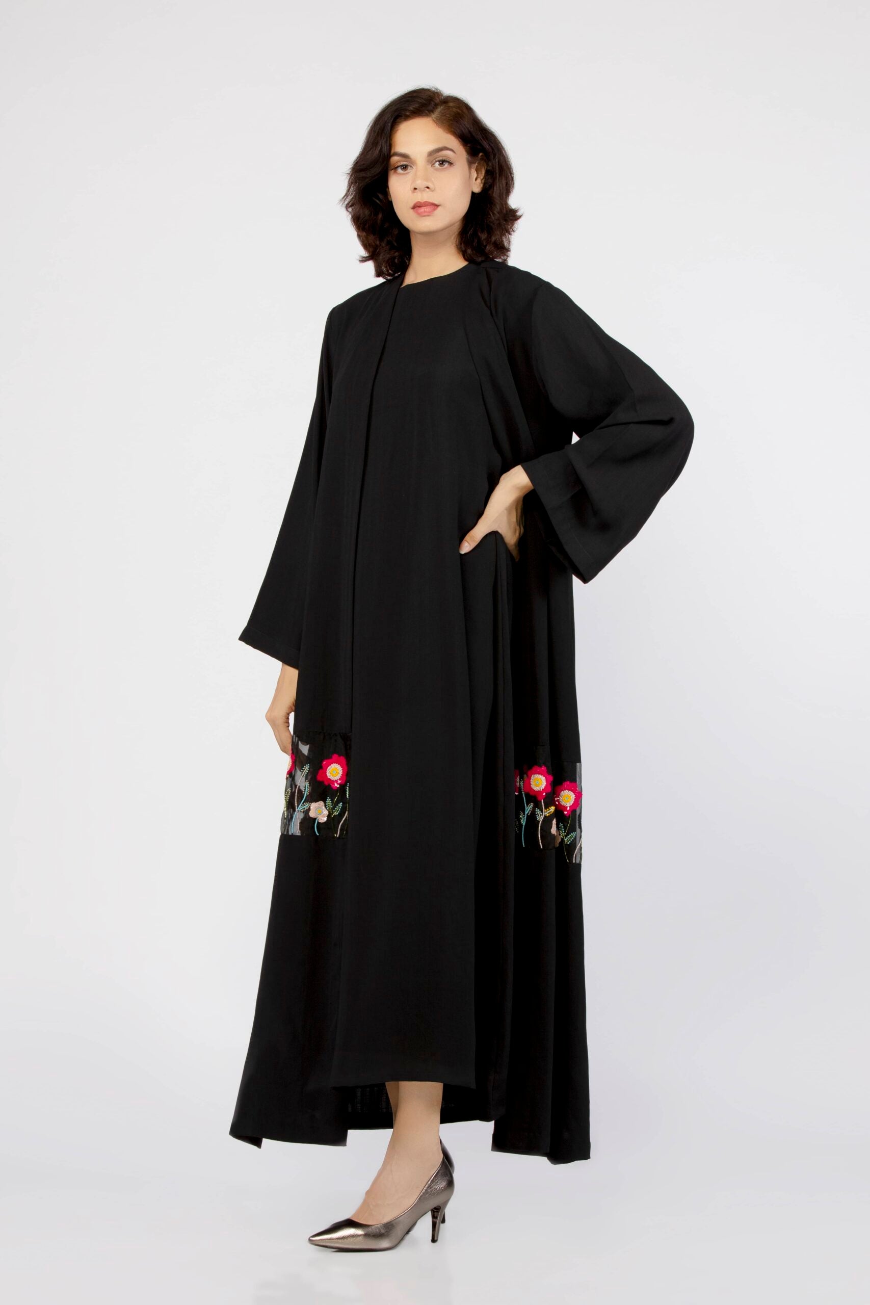 Iris Embroidered Abaya with Shyla freeshipping - House of THL - Live Your Feminity
