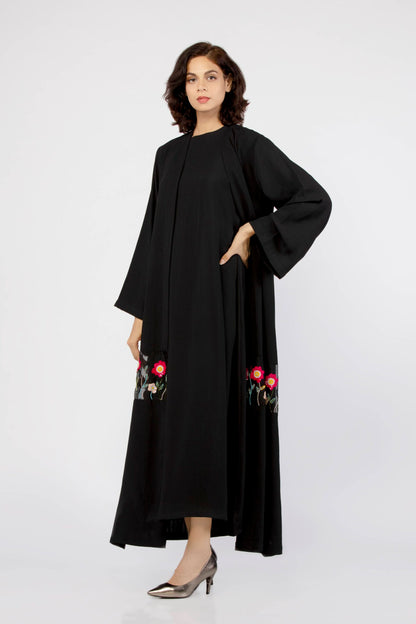 Iris Embroidered Abaya with Shyla freeshipping - House of THL - Live Your Feminity