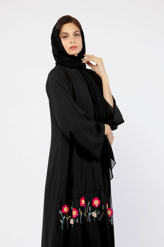 Iris Embroidered Abaya with Shyla freeshipping - House of THL - Live Your Feminity