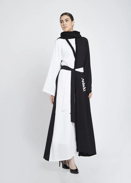 B&W Cacti Abaya House of THL - Live Your Feminity