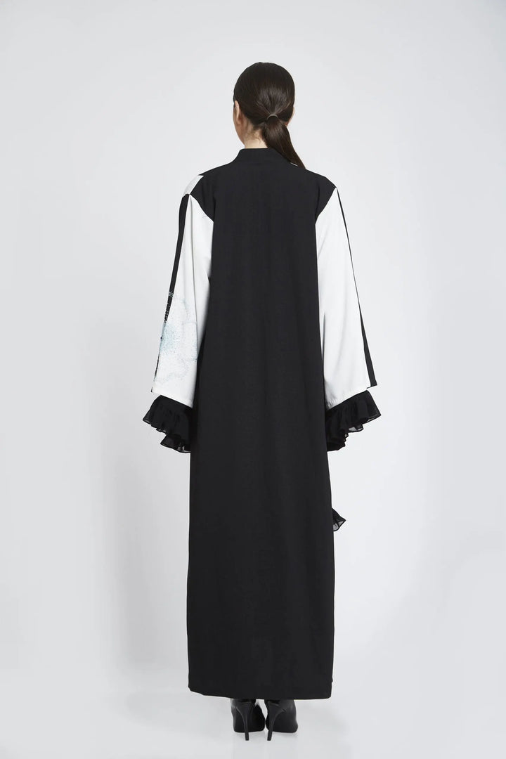 B&W Mirage Abaya House of THL - Live Your Feminity