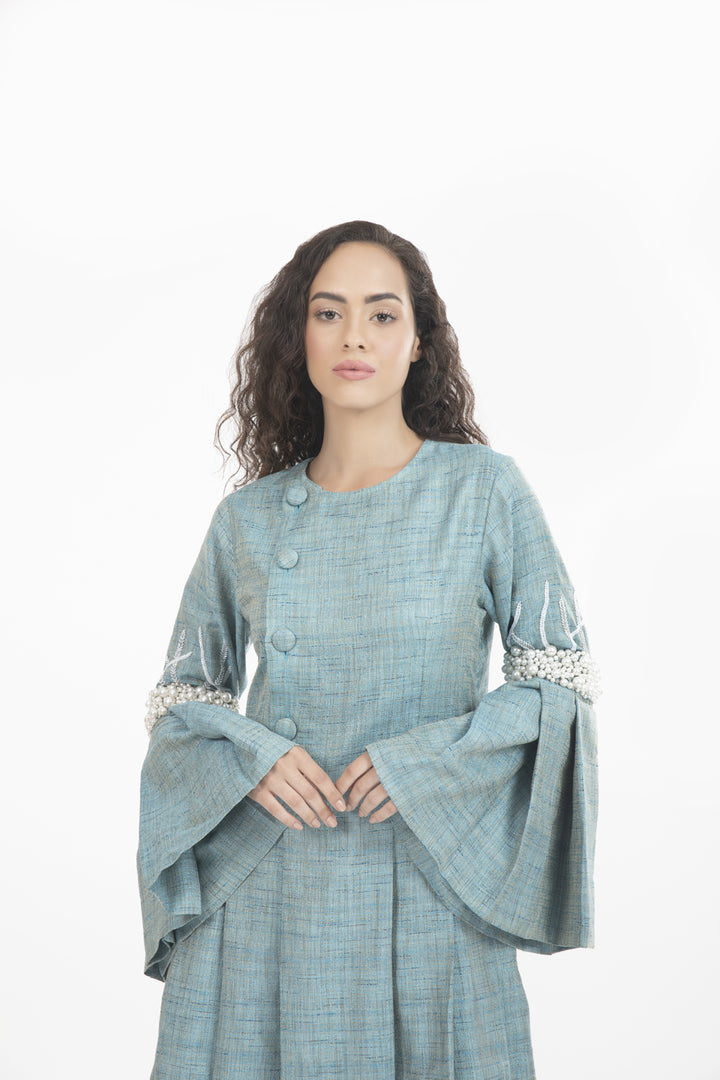 Cleopatra Statement Sleeve Maxi