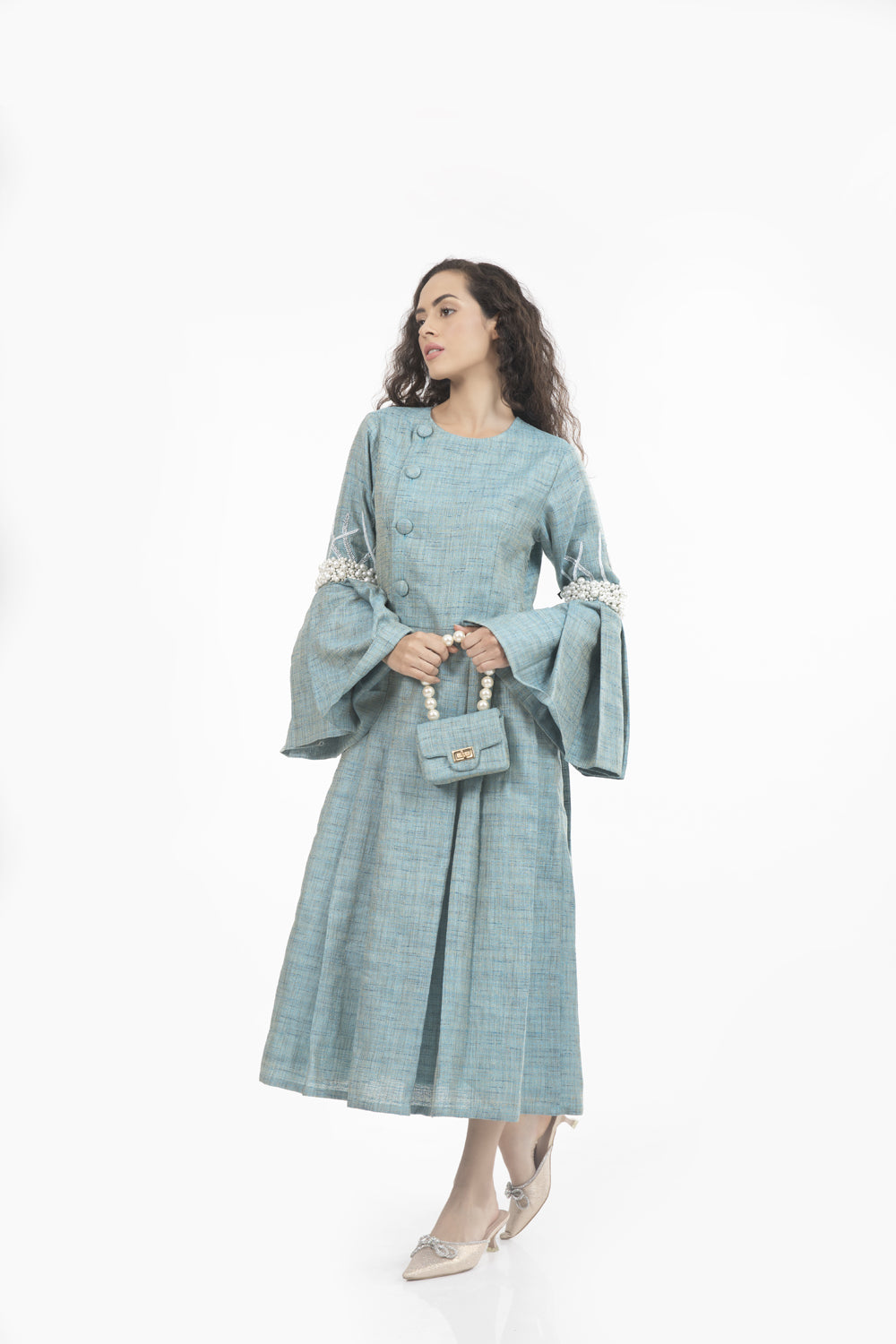 Cleopatra Statement Sleeve Maxi
