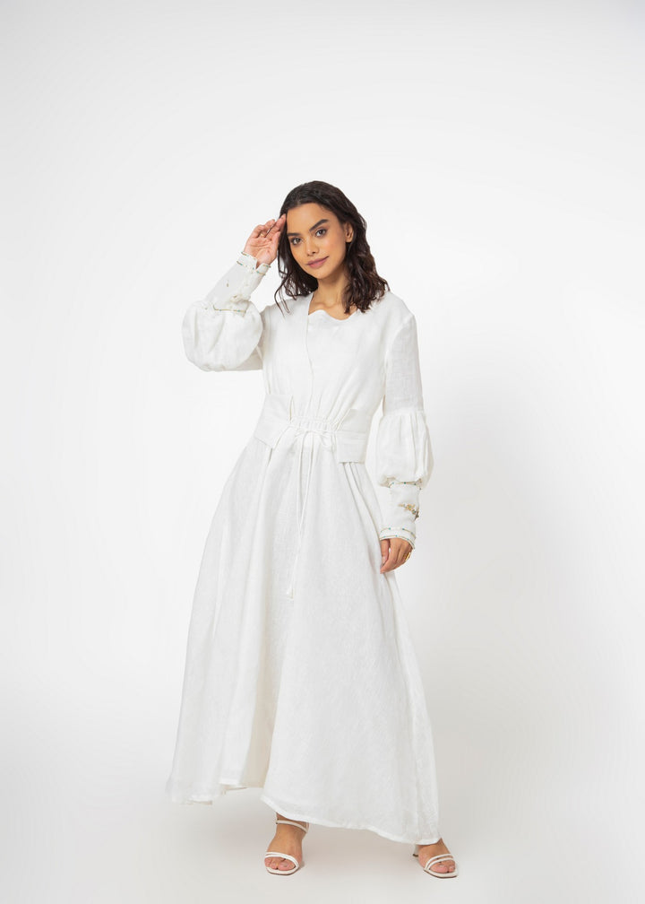 Celine Statement Sleeves Maxi freeshipping - House of THL - Live Your Feminity