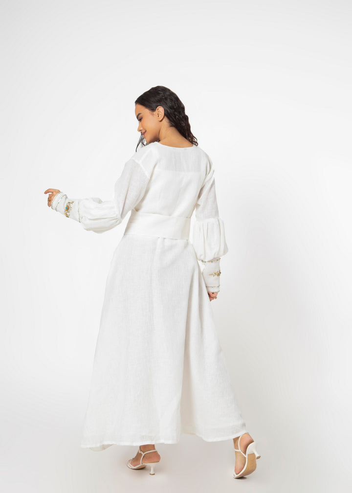 Celine Statement Sleeves Maxi freeshipping - House of THL - Live Your Feminity