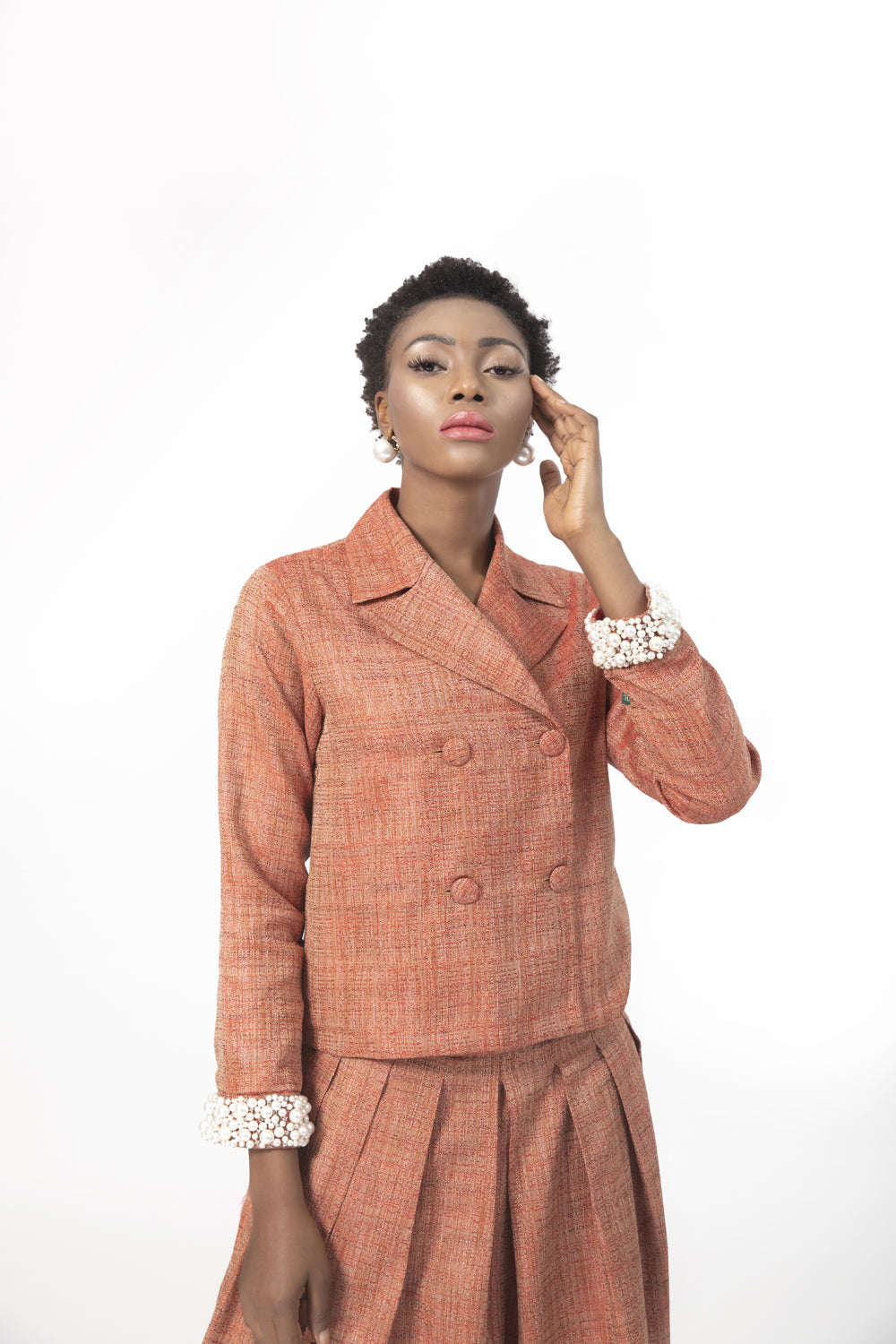 Diana Double Breasted Jacket Co-ord (Skirt)