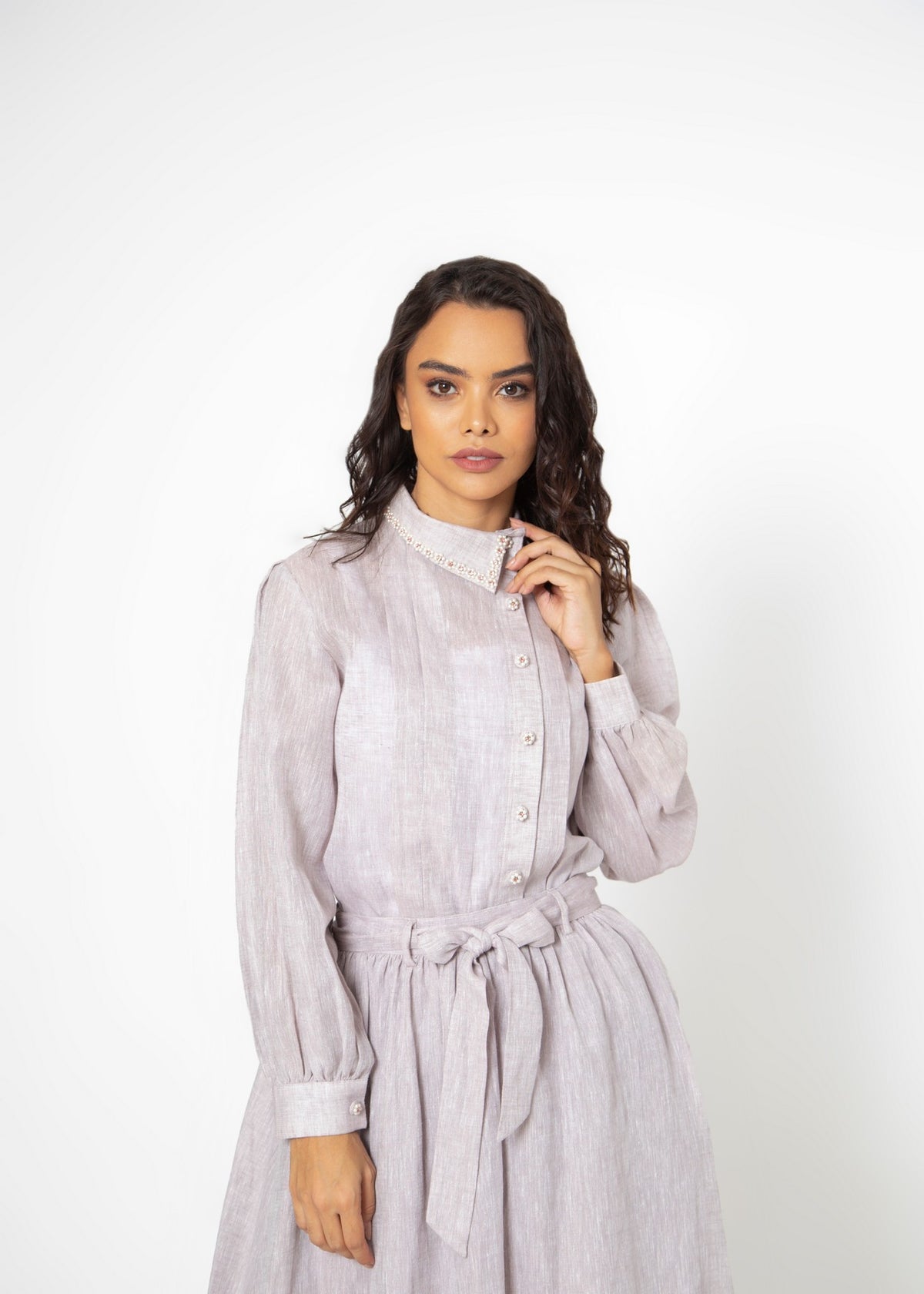 Eve Asymmetric Blouse and A line Skirt freeshipping - House of THL - Live Your Feminity