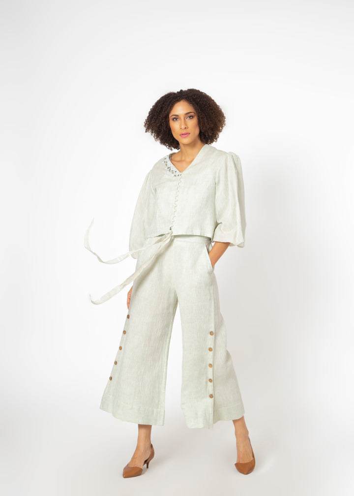 Jolie Balloon sleeves Co-ord