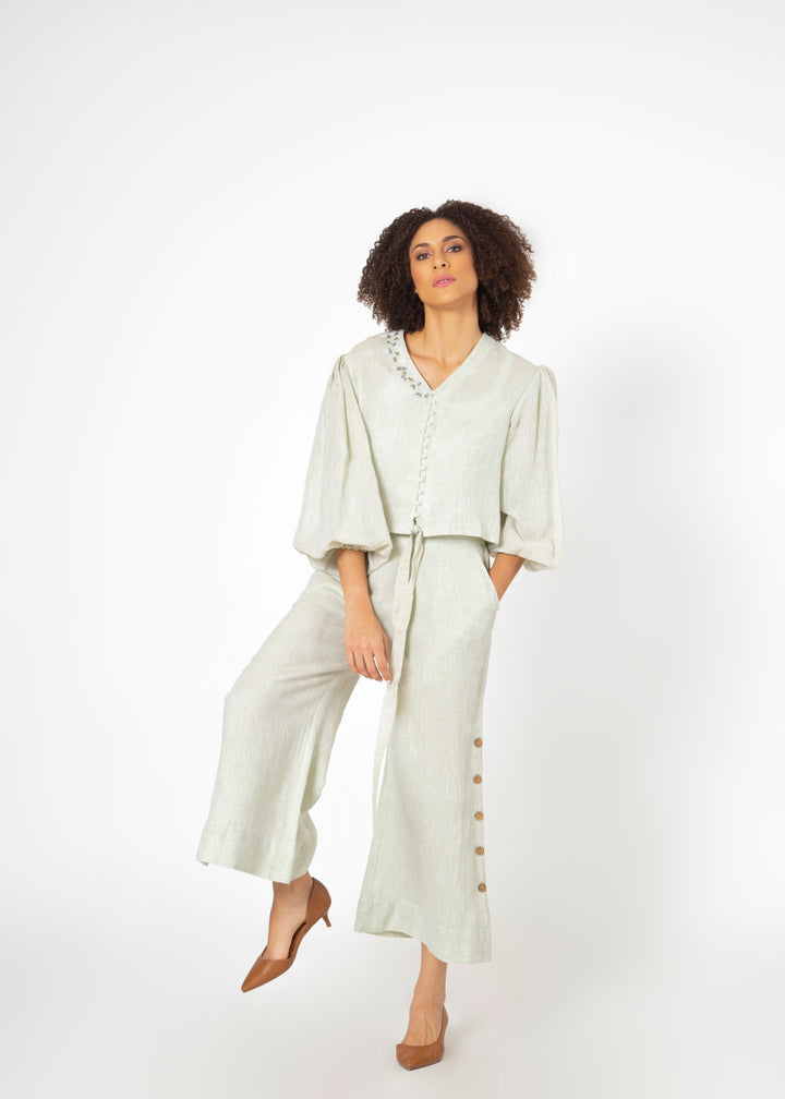 Jolie Balloon sleeves Co-ord