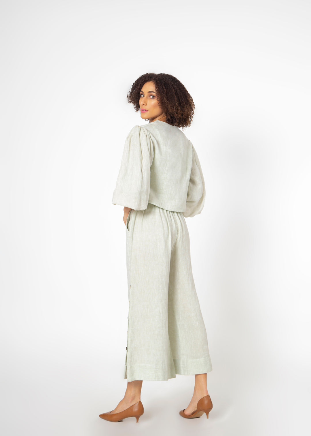 Jolie Balloon sleeves Co-ord
