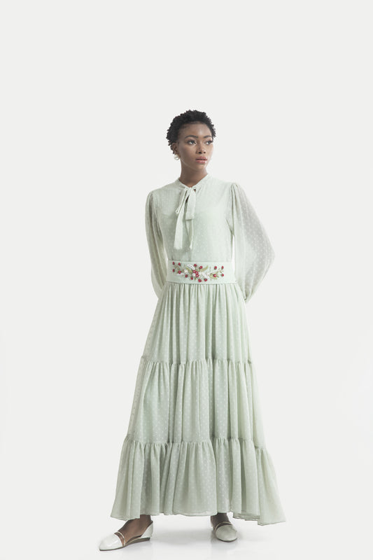 Rosalia Gathered Maxi Dress
