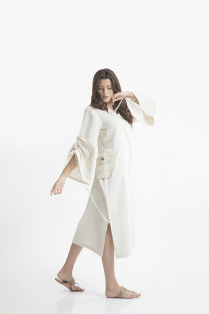 Sophie Drawstring Sleeve Tunic