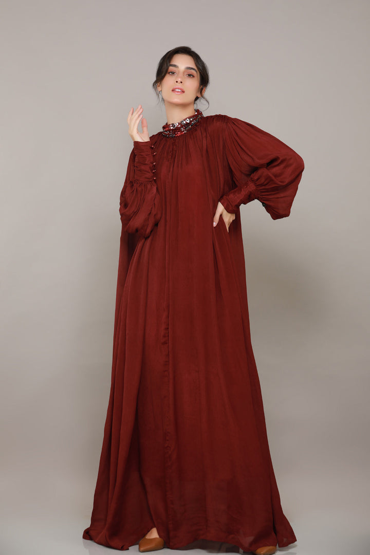 Tiffiny Gathered Dress with belt