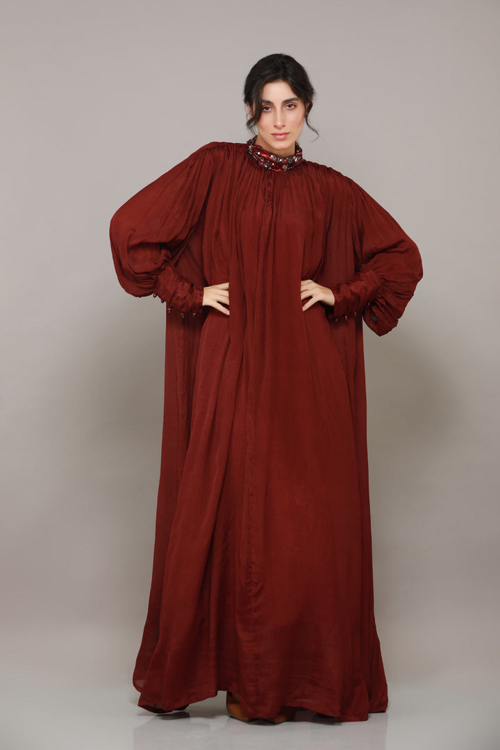 Tiffiny Gathered Dress with belt
